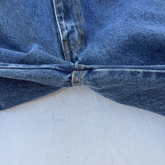 Basic Editions Straight Denim Jeans Men's 38Wx30L Blue Cotton 5 Pockets - Picture 10 of 16